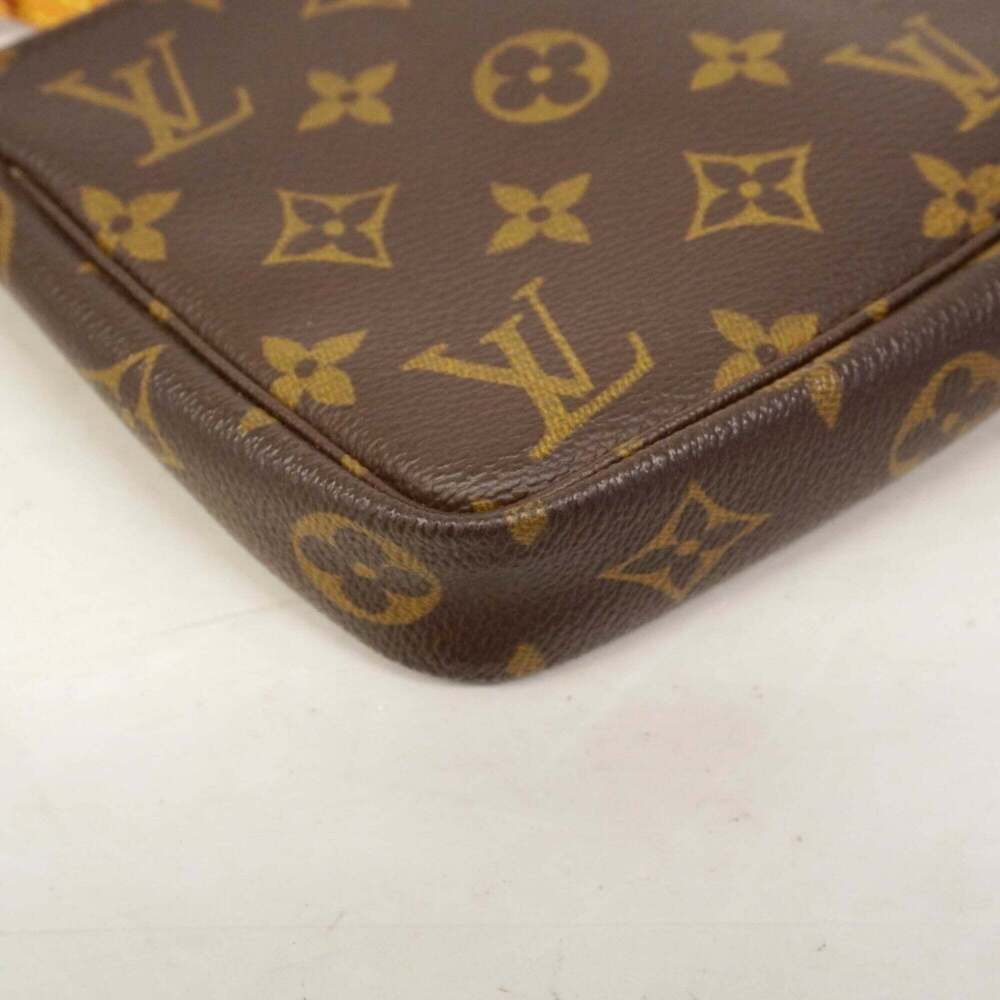 LOUIS VUITTON Brown Monogram Pochette Pouch - Picture 10 of 11